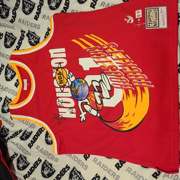 Mitchell Ness Travis Scott x Houston Rockets NBA remix Jersey